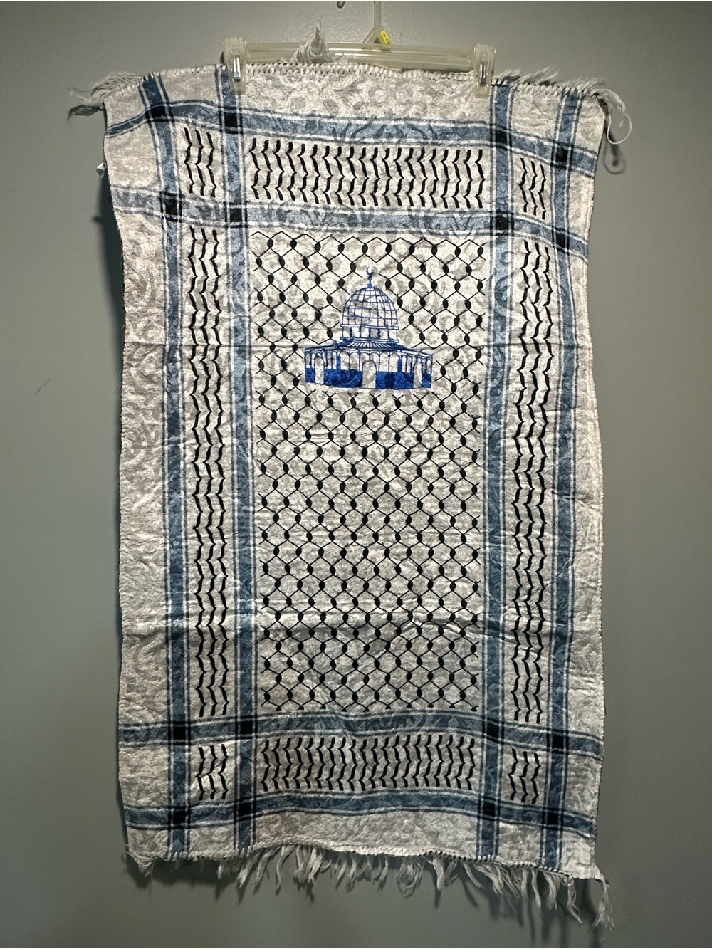 Lot of 3 Palestinian Keffiyeh Prayer Mats Janamaz 43x25.5"